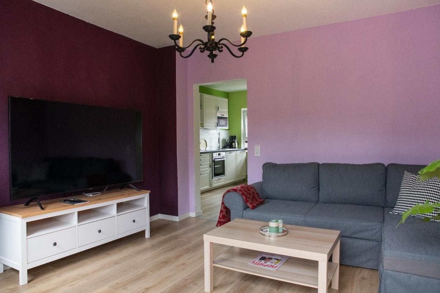 Farbenfrohe Ferienwohnung 代特莫尔德 外观 照片