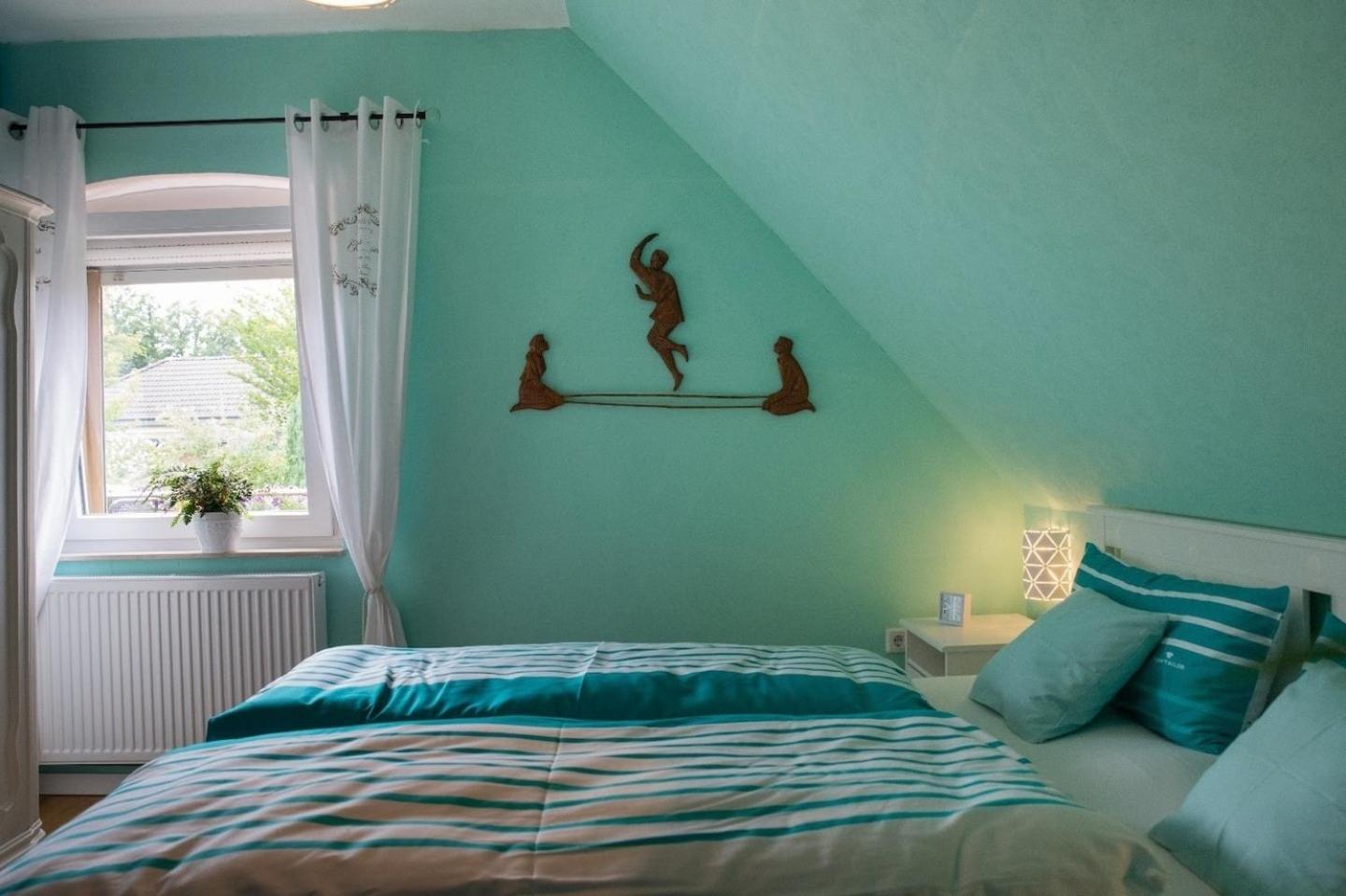 Farbenfrohe Ferienwohnung 代特莫尔德 外观 照片