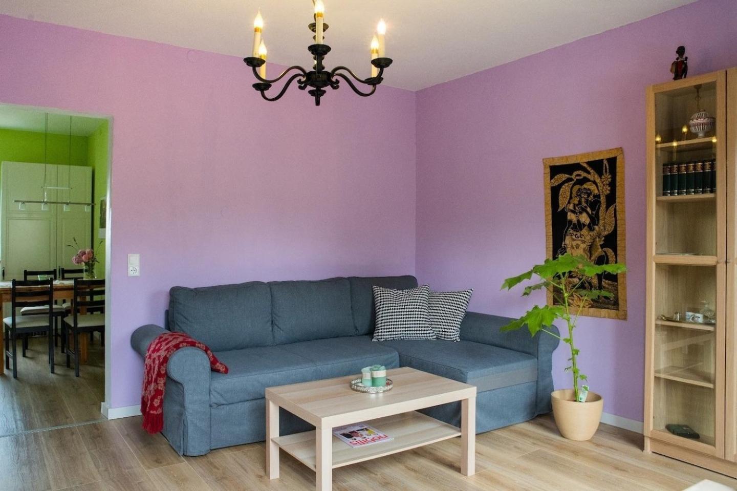 Farbenfrohe Ferienwohnung 代特莫尔德 外观 照片